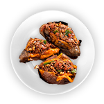 Baked Potato With Chilli 