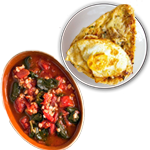 Bruschetta Baked Eggs 